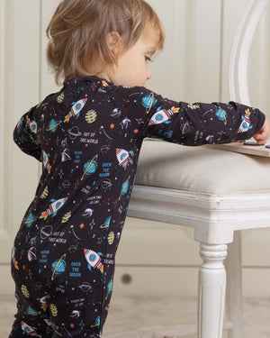 BABYGO® Space Zip Sleepsuit