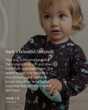 BABYGO® Space Zip Sleepsuit