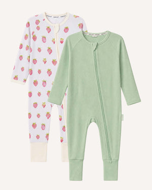 BABYGO® Zip Sleepsuit | 2 Pack