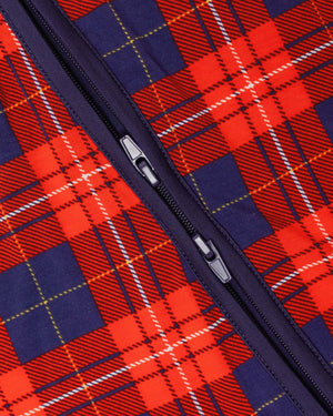 BABYGO® Tartan Zip Sleepsuit