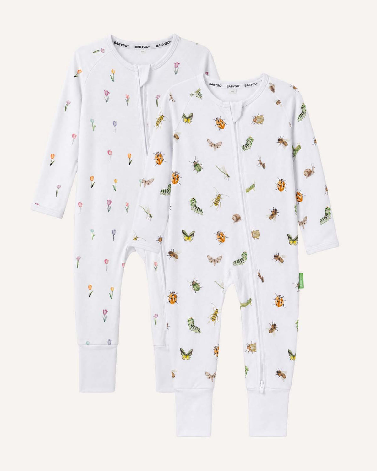 BABYGO® Zip Sleepsuit | 2 Pack