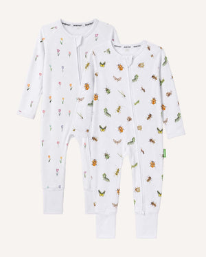 BABYGO® Zip Sleepsuit | 2 Pack