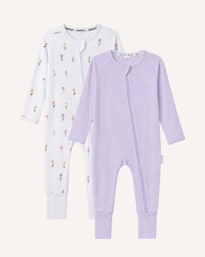 BABYGO® Zip Sleepsuit | 2 Pack