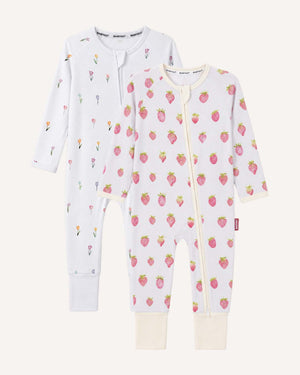 BABYGO® Zip Sleepsuit | 2 Pack