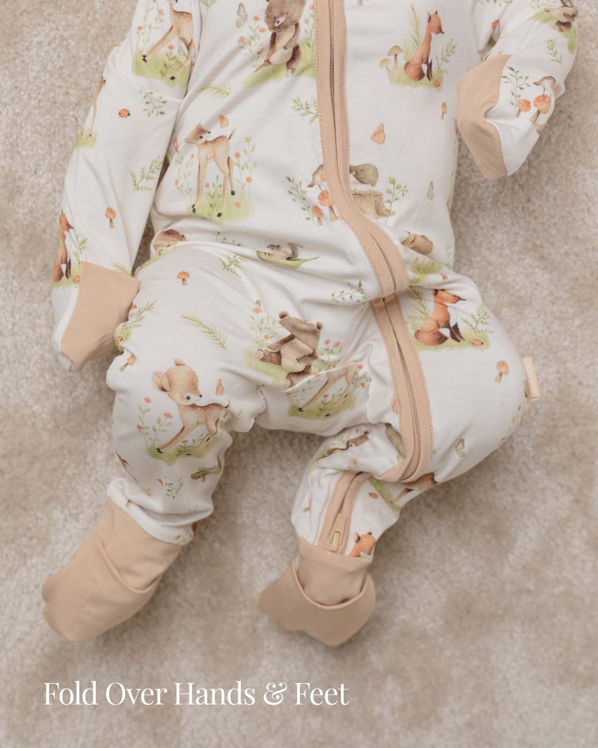 BABYGO® Woodland Zip Sleepsuit
