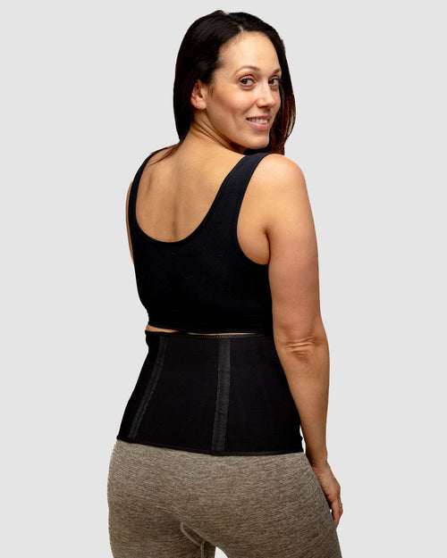 black back facing postpartum recovery belt