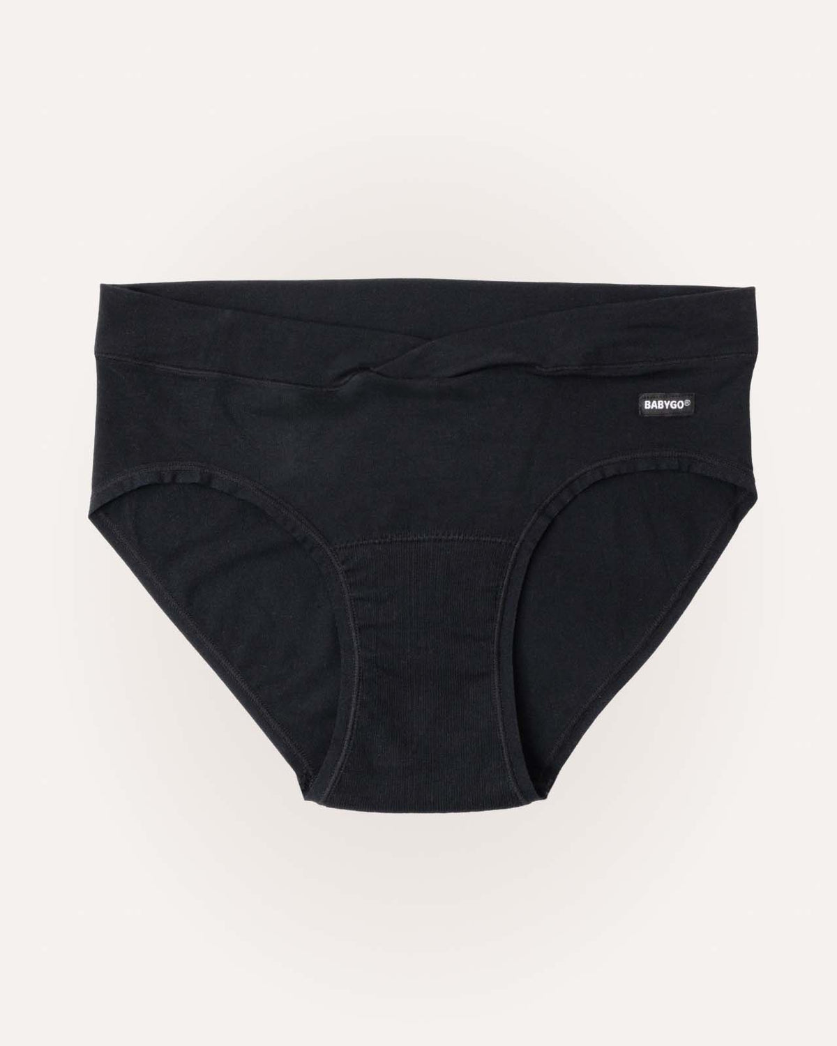 BABYGO postpartum c section knickers black seamless low rise