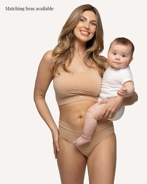 BABYGO postpartum c section knickers nude seamless low rise