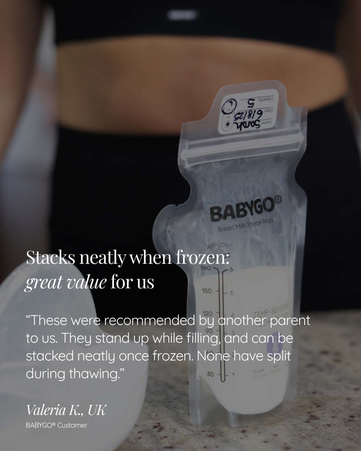 BABYGO® Disposable Breast Milk Storage Bags