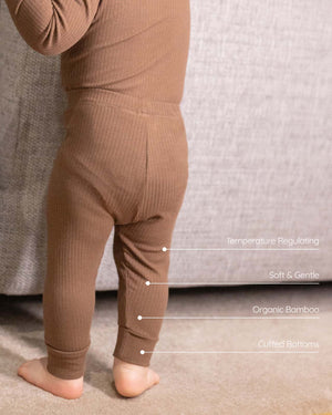 BABYGO® Ribbed Baby Leggings