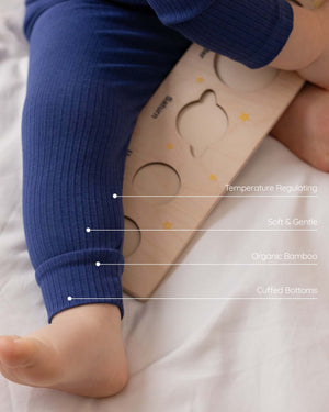 BABYGO® Ribbed Baby Leggings
