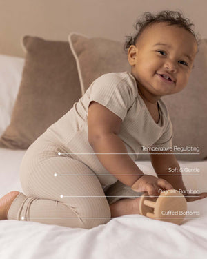 BABYGO® Ribbed Baby Leggings
