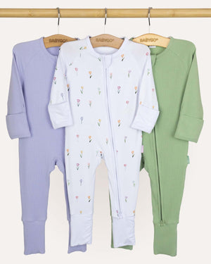 BABYGO® Zip Sleepsuit | 3 Pack