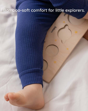 BABYGO® Navy Long Ribbed Bodysuit & Leggings