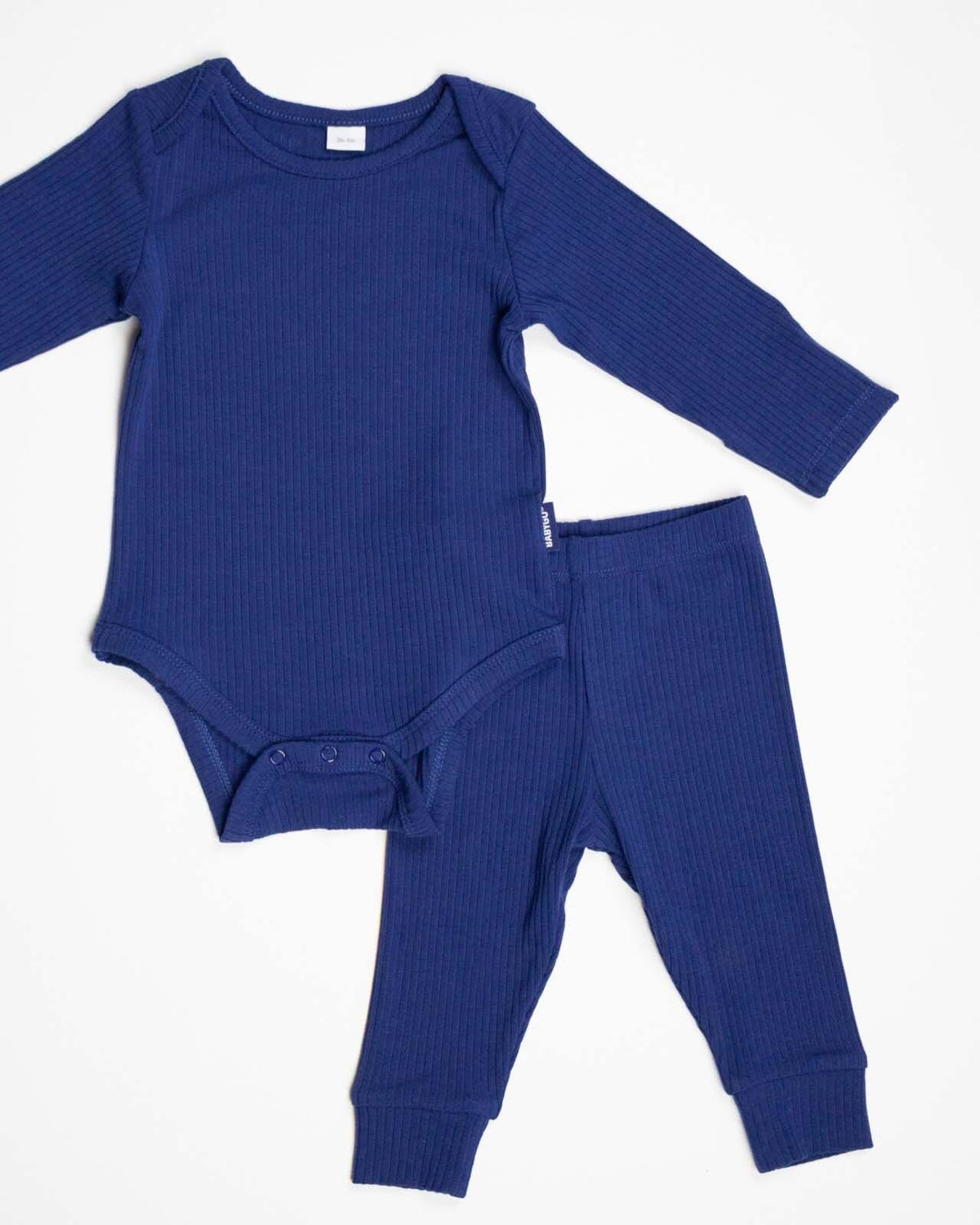 BABYGO® Navy Long Ribbed Bodysuit & Leggings