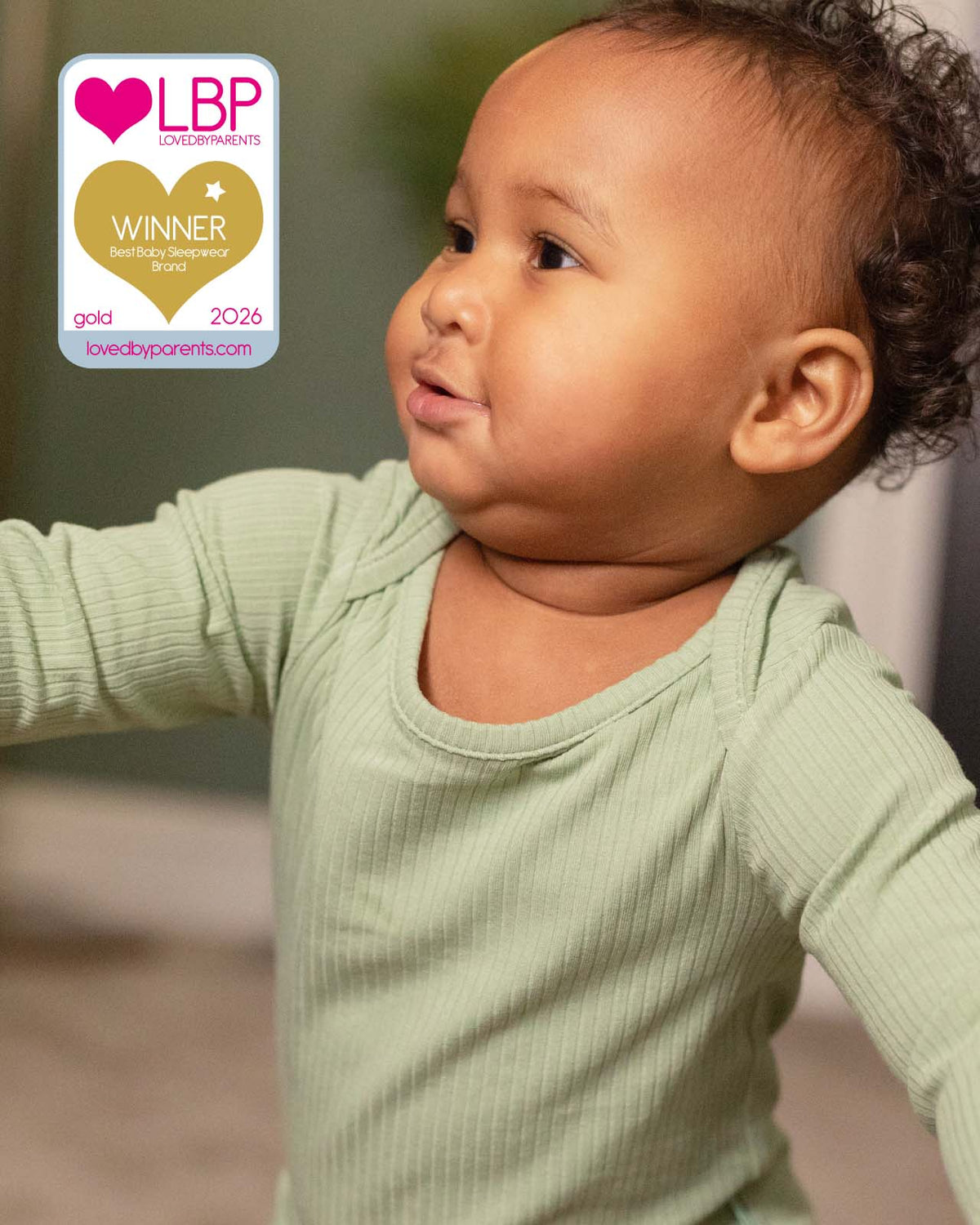 BABYGO® Sage Long Ribbed Bodysuit & Leggings
