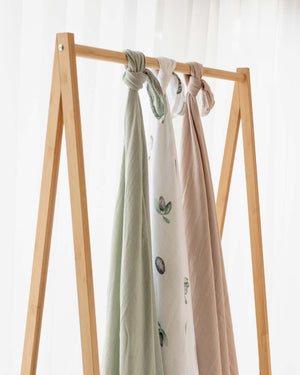 BABYGO® Large Muslin Swaddle Blanket (3 Pack)