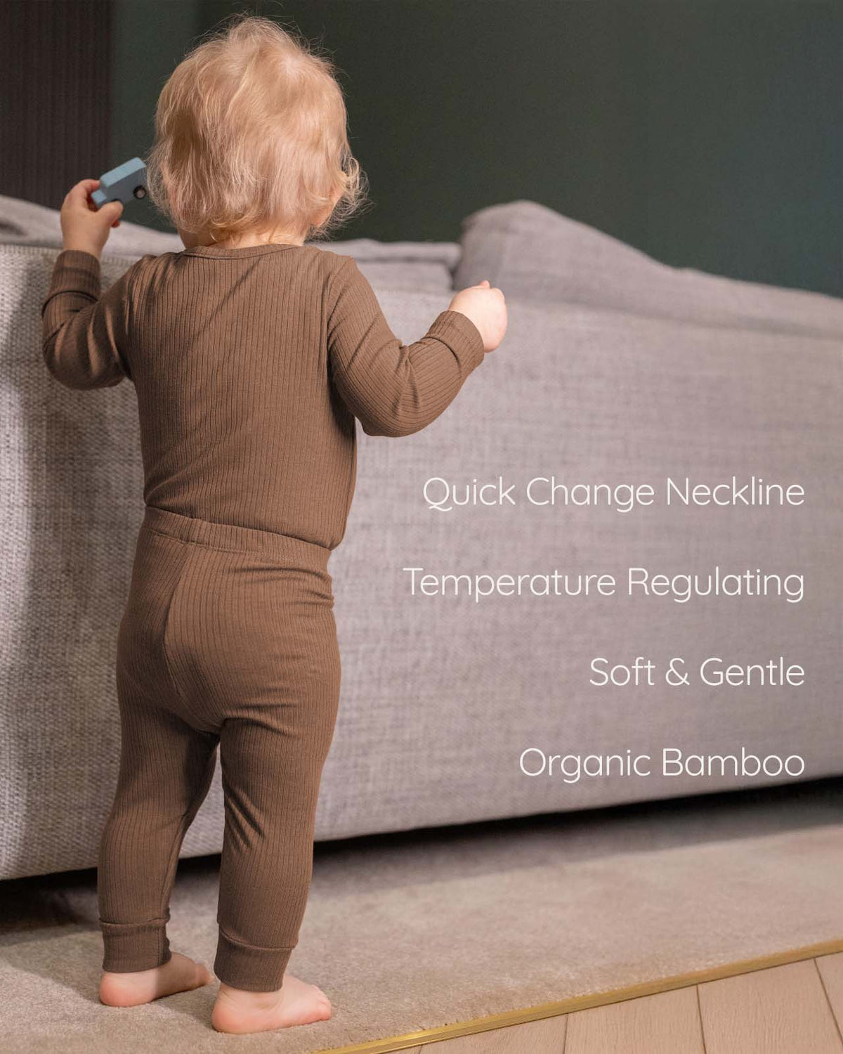BABYGO® Long Ribbed Bodysuit & Leggings | 2 Pack