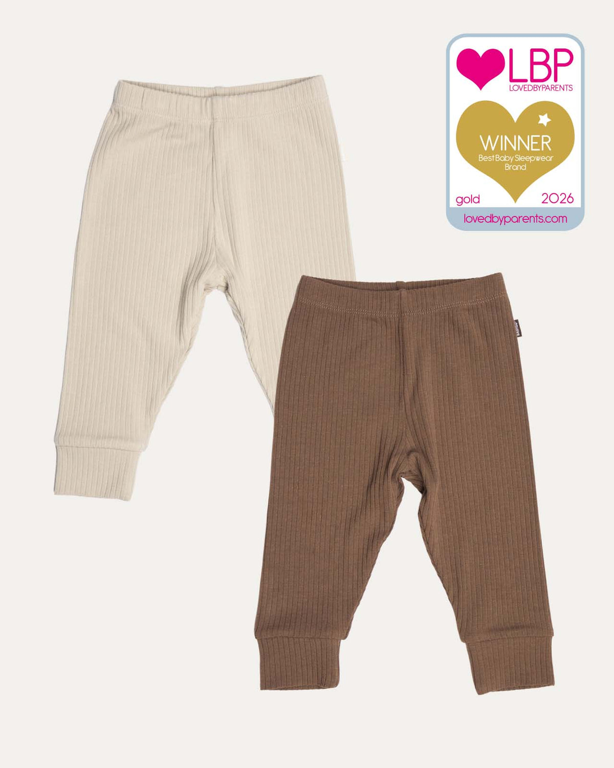 BABYGO® Short Ribbed Bodysuit & Leggings | 2 Pack