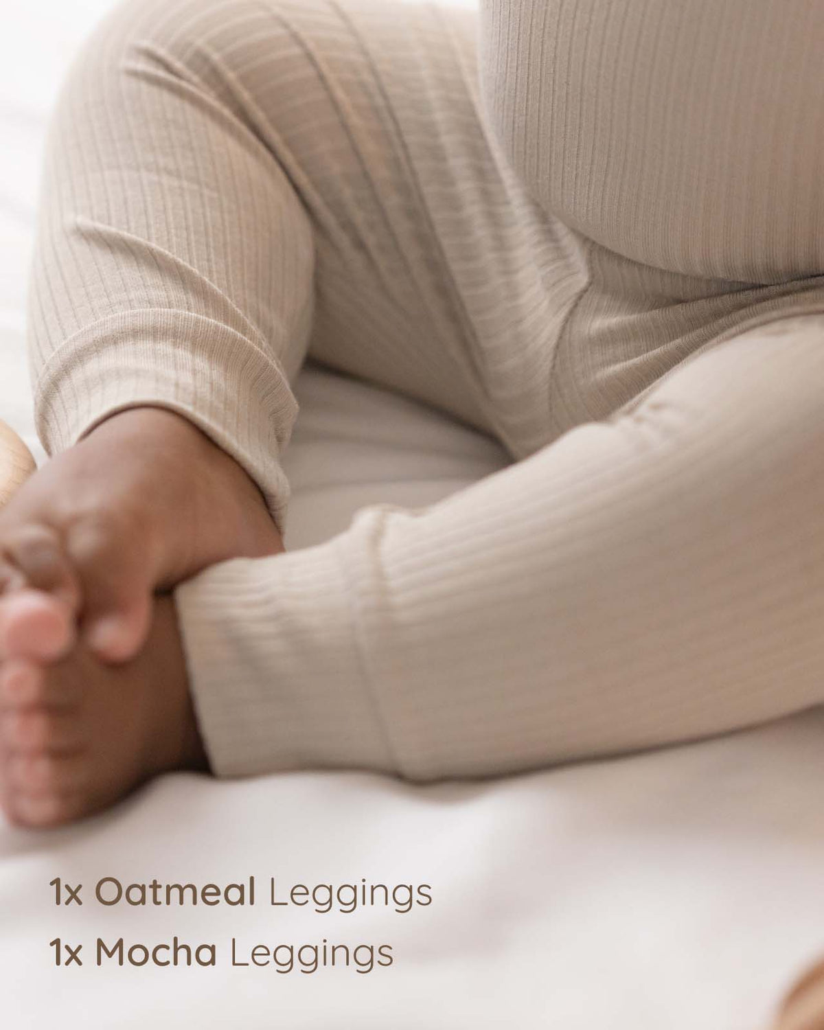 BABYGO® Ribbed Baby Leggings | 2 Pack