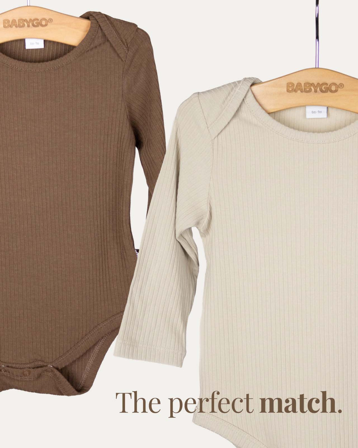 BABYGO® Long Sleeve Baby Bodysuit | 2 Pack