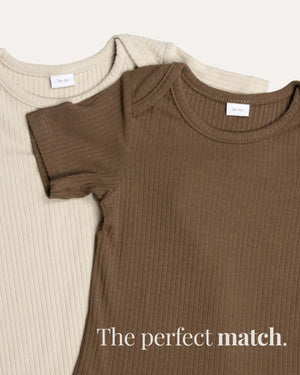 BABYGO® Short Sleeve Baby Bodysuit | 2 Pack