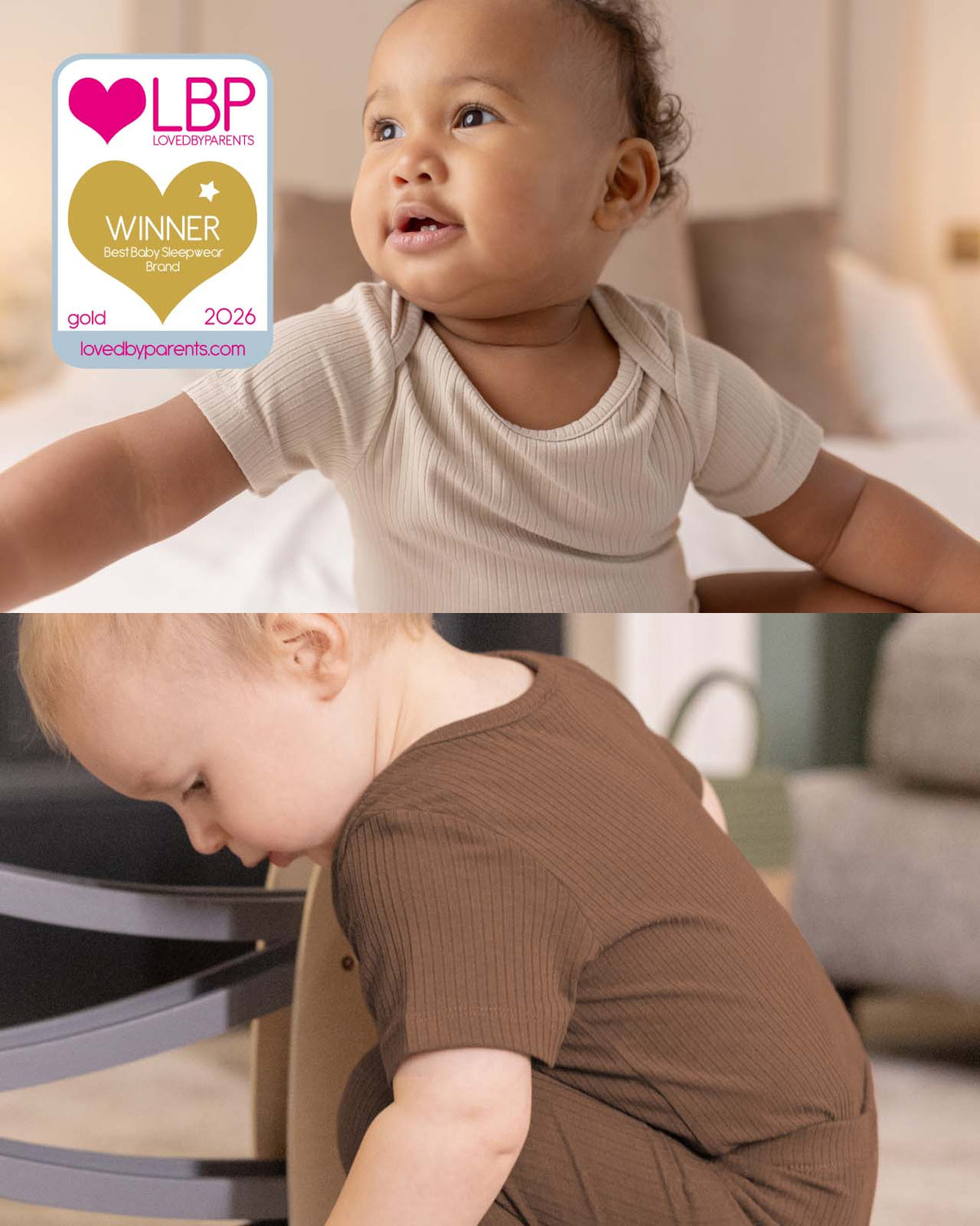 BABYGO® Short Sleeve Baby Bodysuit | 2 Pack