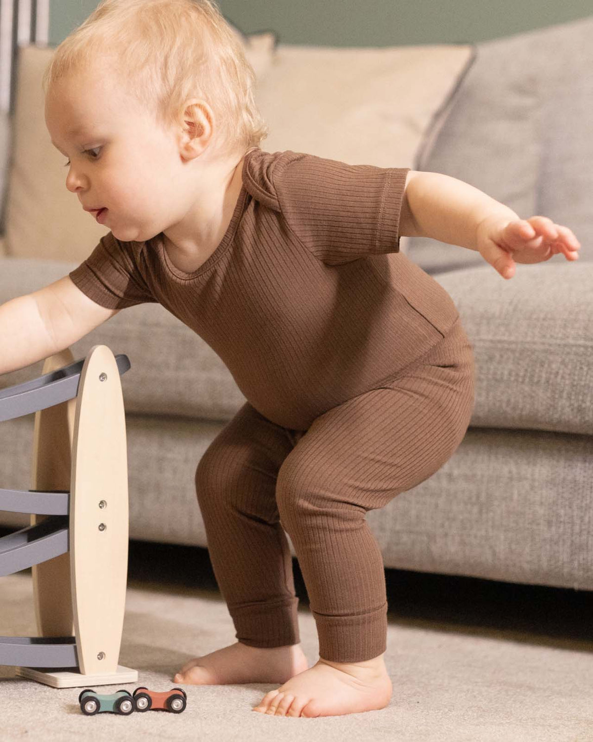 BABYGO® Ribbed Baby Leggings