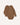 Mocha long sleeve baby bodysuits, 3 pack
