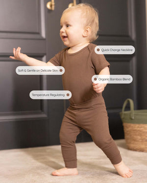 BABYGO® Short Sleeve Baby Bodysuit