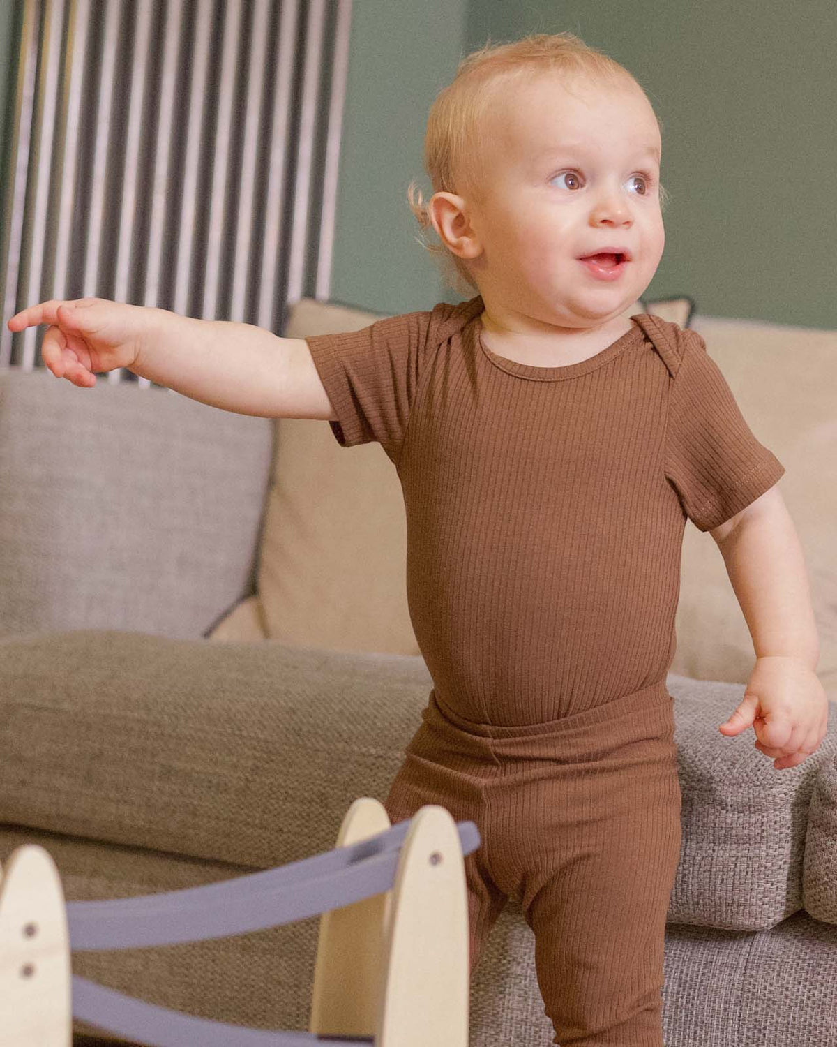 BABYGO® Short Sleeve Baby Bodysuit