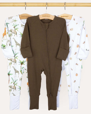 BABYGO® Zip Sleepsuit | 3 Pack