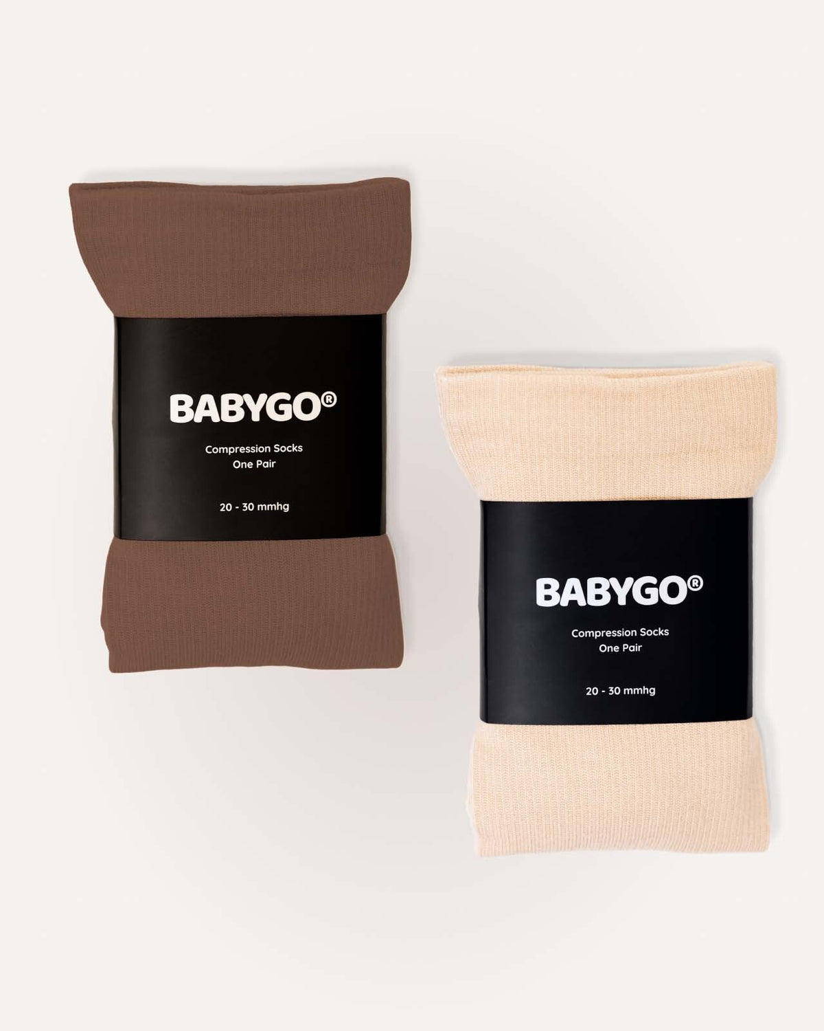 BABYGO® Pregnancy Compression Socks | Twin Pack