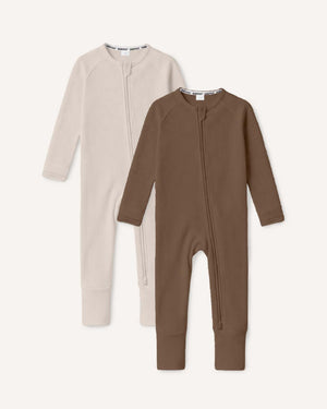BABYGO® Zip Sleepsuit | 2 Pack