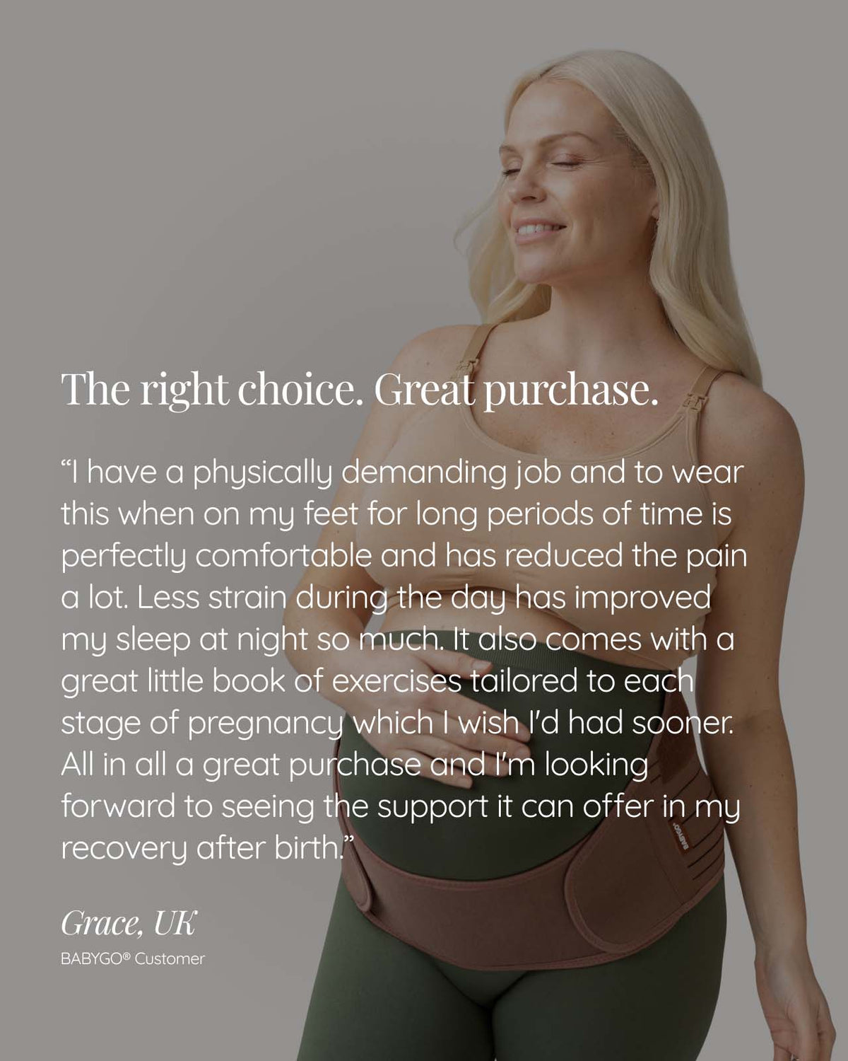 BABYGO® Pregnancy Support Belt