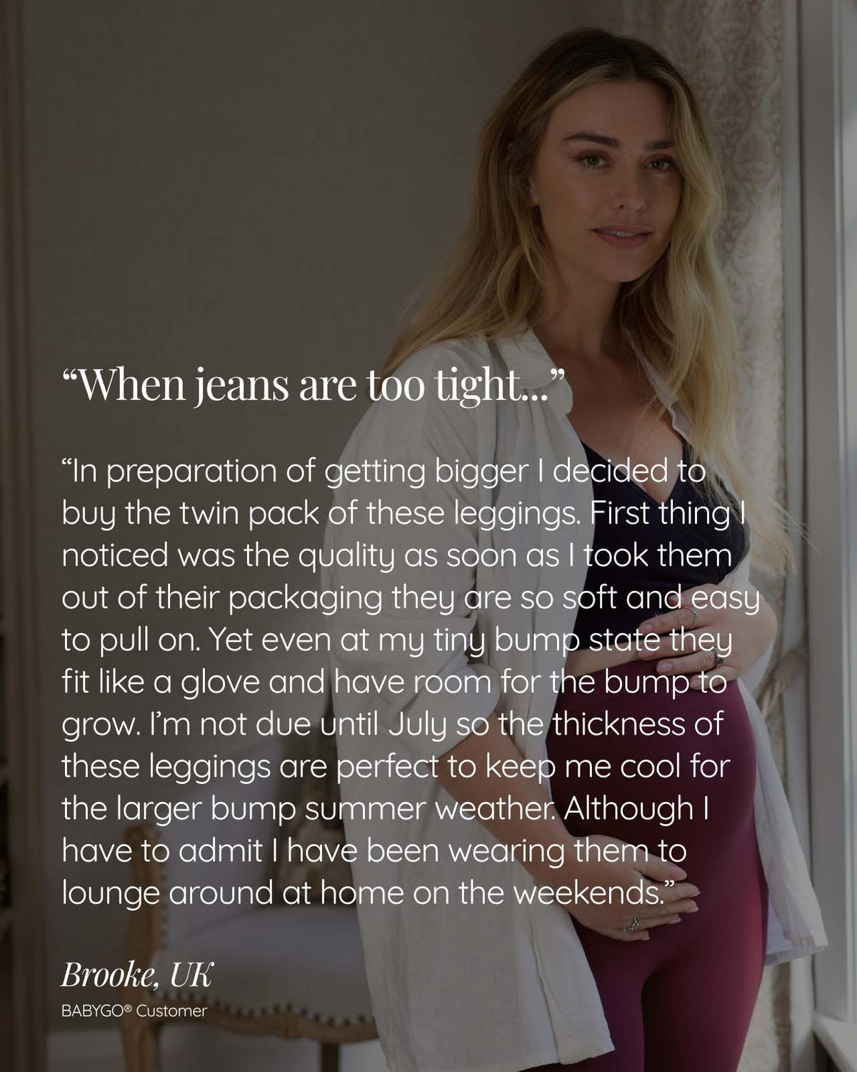 BABYGO® Activ+ Maternity Leggings