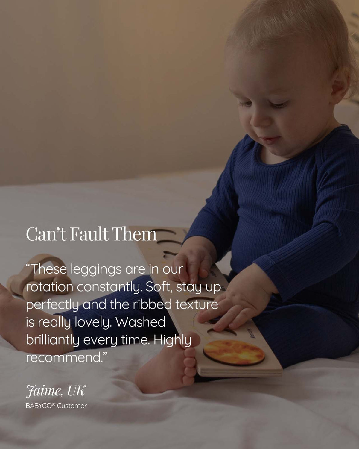 BABYGO® Ribbed Baby Leggings