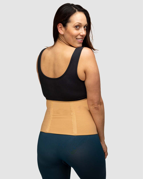 nude back facing postpartum recovery belt