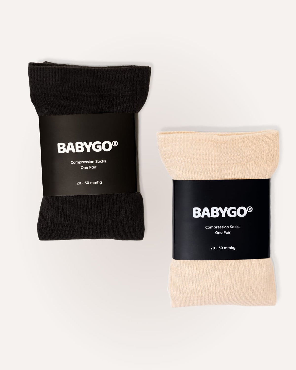 BABYGO® Pregnancy Compression Socks | Twin Pack