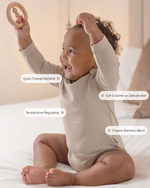 BABYGO® Long Sleeve Baby Bodysuit