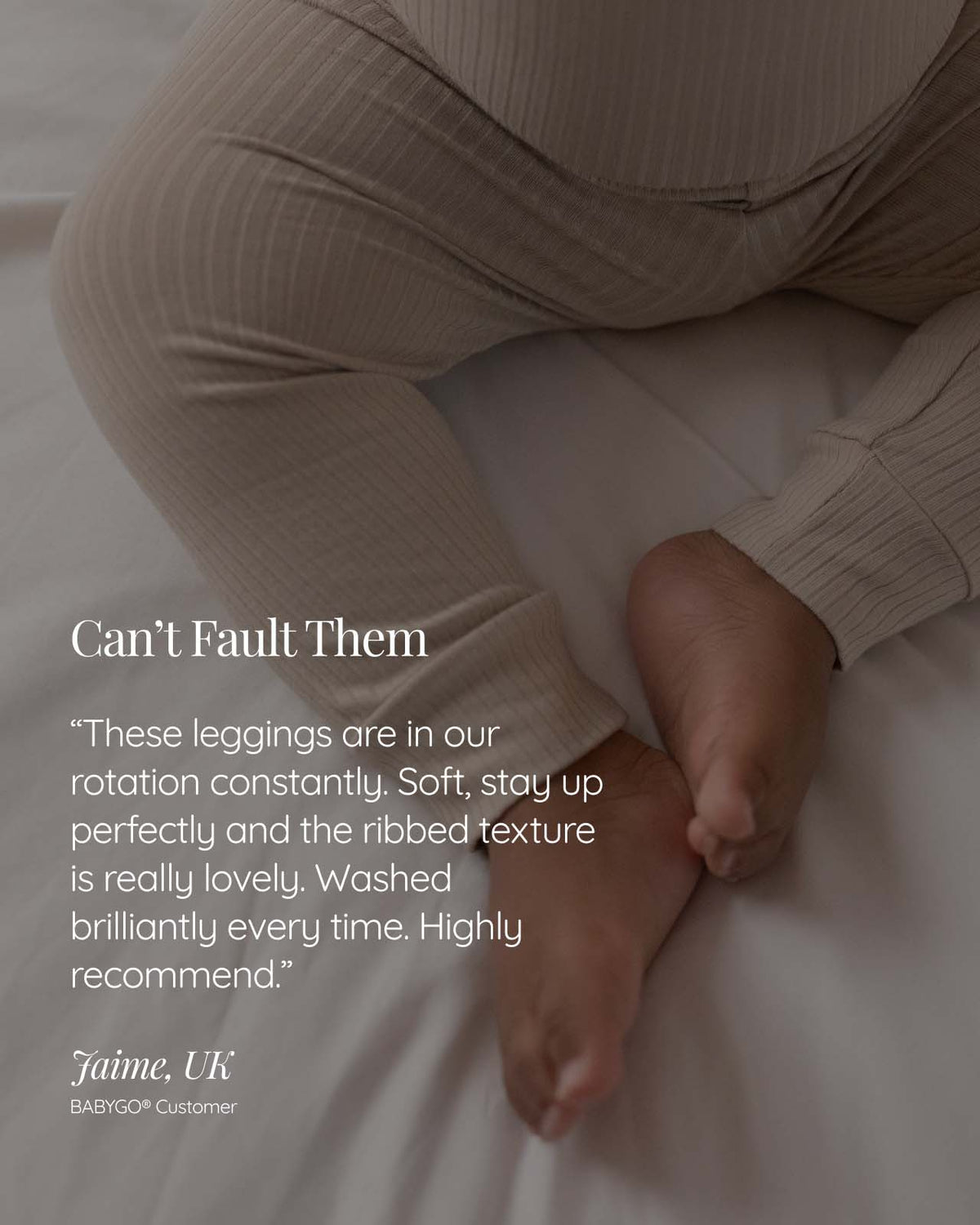 BABYGO® Ribbed Baby Leggings