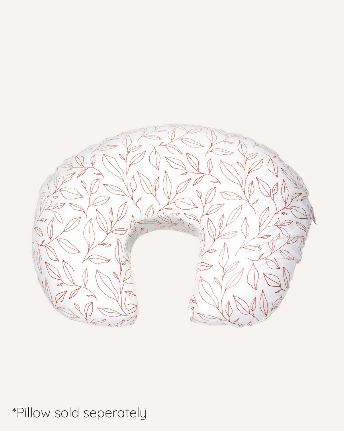 BABYGO® Orange Leaf Nursing Pillow Cover