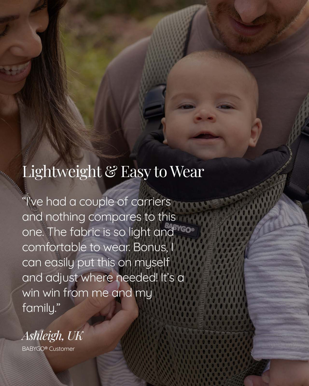 BABYGO® AirMesh™ Baby Carrier