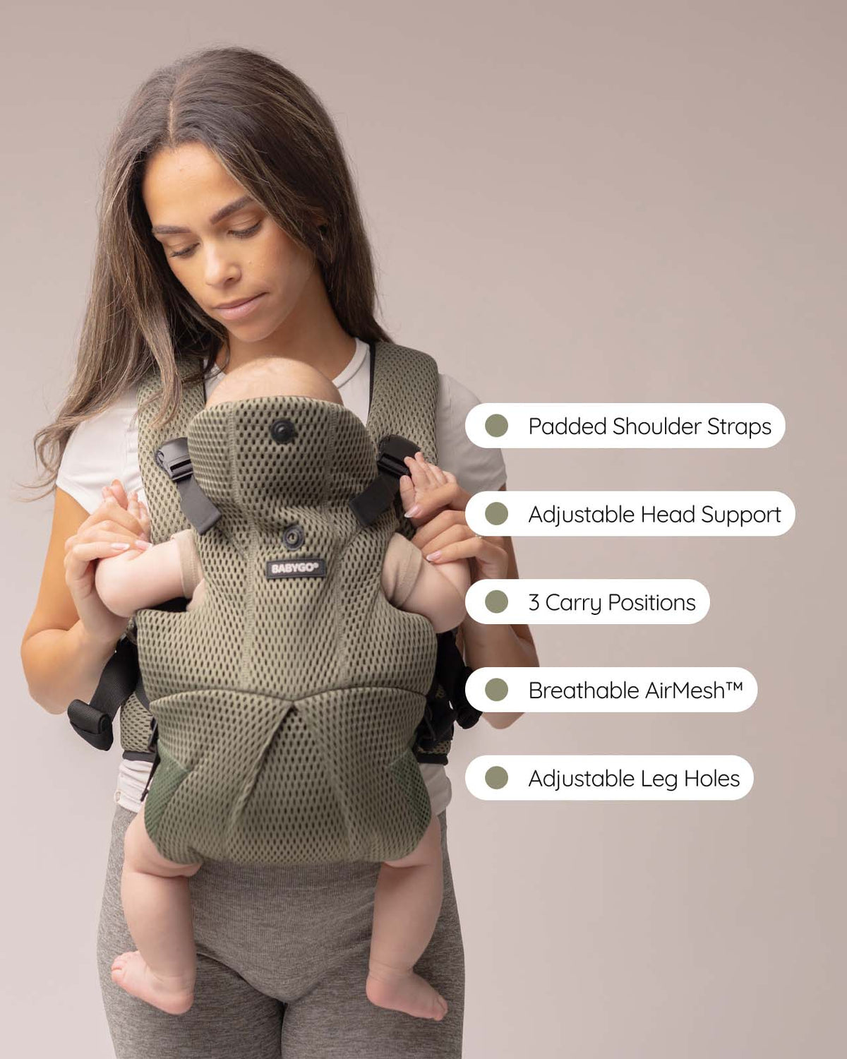 BABYGO® AirMesh™ Baby Carrier