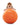 child on orange peanut ball