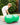 child playing with sensory peanut ball