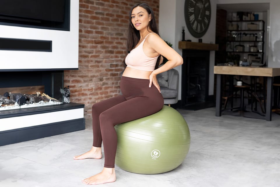 Birthing Ball | Pregnancy Exercise & Labour - Olive – BABYGO®