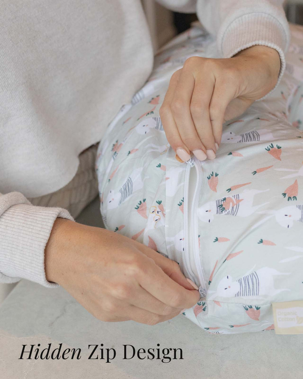 BABYGO® Rabbit Nursing Pillow Cover