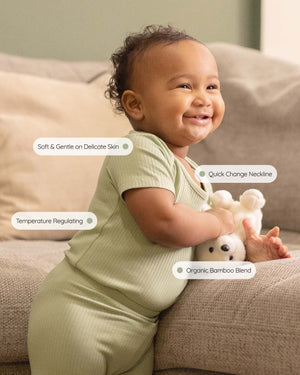 BABYGO® Short Sleeve Baby Bodysuit