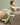 Baby wearing a sage ribbed short sleeve bodysuit and leggings set, view 4